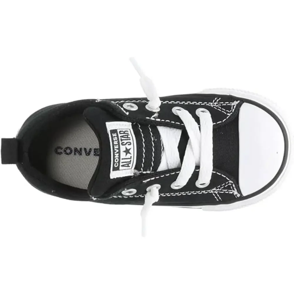 NWT Converse Kids Chuck Taylor All Star Street Sneaker Black/White,Toddler Sz 7